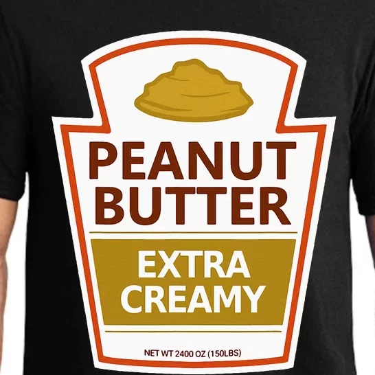 Lazy Costume Tees Peanut Butter Extra Creamy Pajama Set