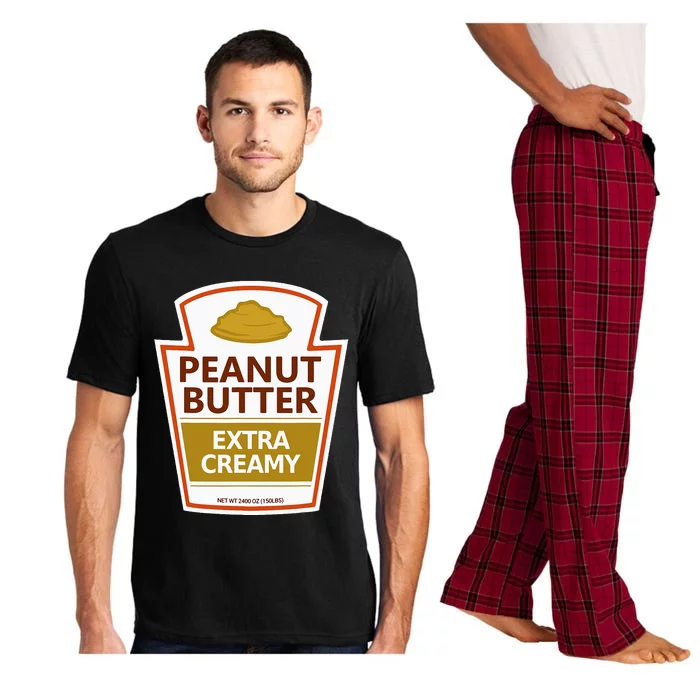 Lazy Costume Tees Peanut Butter Extra Creamy Pajama Set