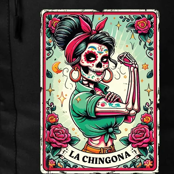 La Chingona Tarot Card Funny Spanish Slang Boss Latina Power Daily Commute Backpack