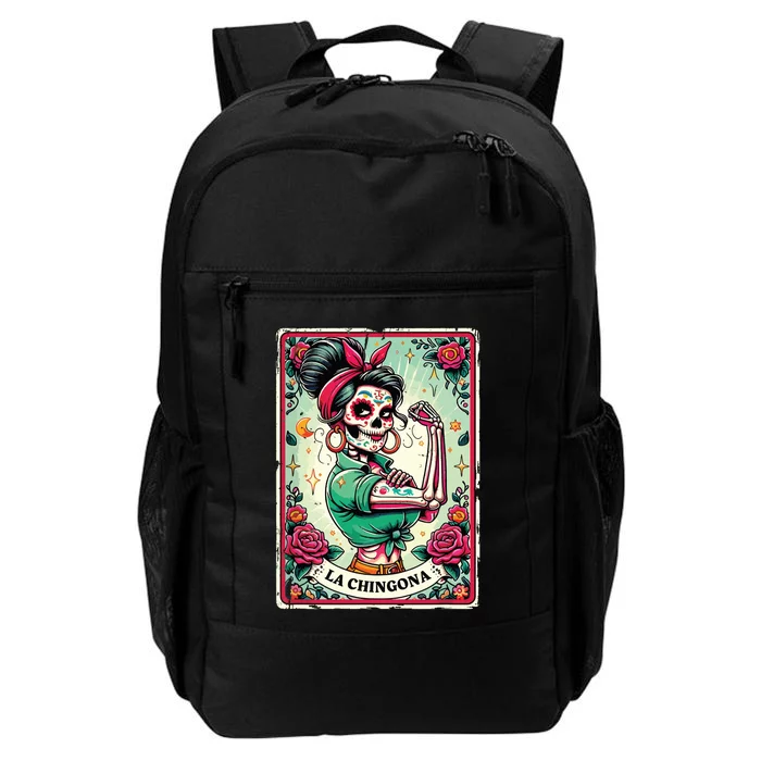 La Chingona Tarot Card Funny Spanish Slang Boss Latina Power Daily Commute Backpack