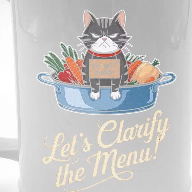 LetS Clarify The Menu Do Not Bake Eating The Pets Front & Back Beer Stein