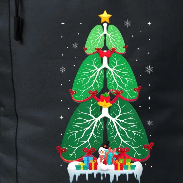 Lung Christmas Tree Respiratory Therapy Xmas Therapist Shirt Daily Commute Backpack