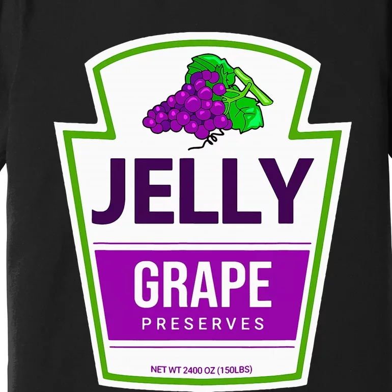 Lazy Costume Tees Grape Jelly Jar For Halloween Premium T-Shirt