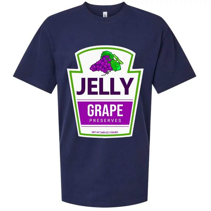 Lazy Costume Tees Grape Jelly Jar For Halloween Sueded Cloud Jersey T-Shirt