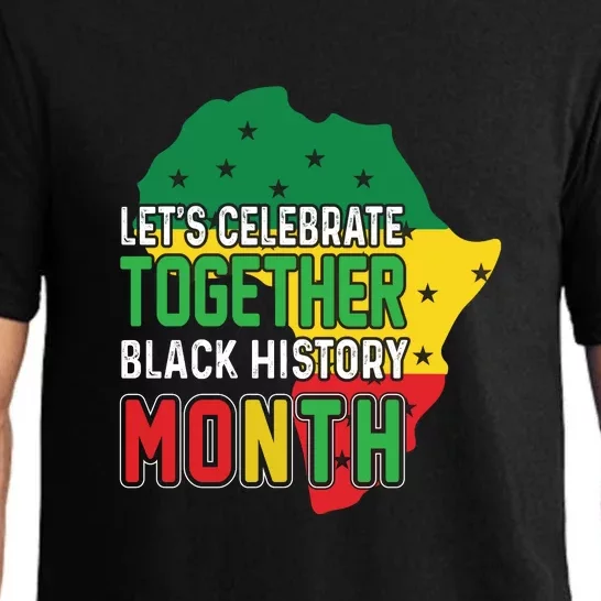 Let's Celebrate Together Black History Month Pajama Set