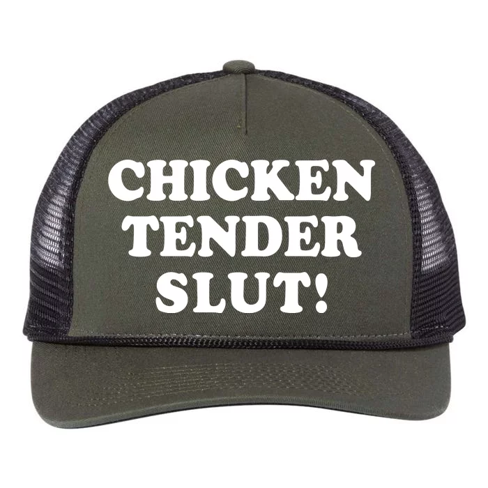 Limited Chicken Tender Slut! Retro Rope Trucker Hat Cap