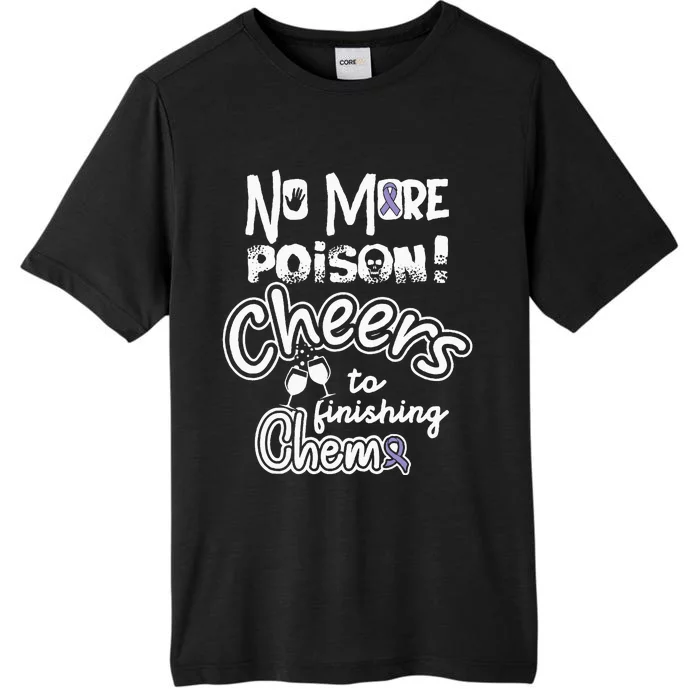 Last Chemo Testicular Cancer Awareness Supporter Ribbon ChromaSoft Performance T-Shirt