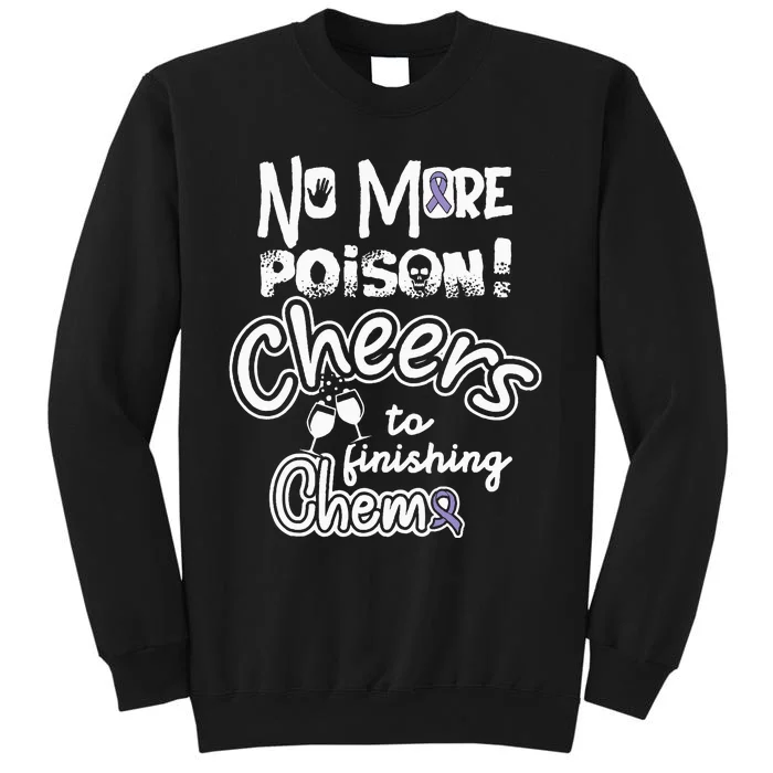 Last Chemo Testicular Cancer Awareness Supporter Ribbon Tall Sweatshirt