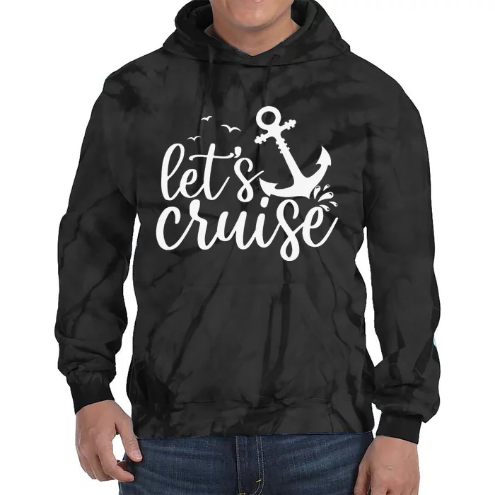 Let's Cruise  Vacation Summer Family Matching Tie Dye Hoodie