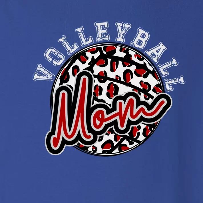 Leopard Cheetah Volleyball Maroon Mom Cool Gift Trendy Meaningful Gift Toddler Long Sleeve Shirt