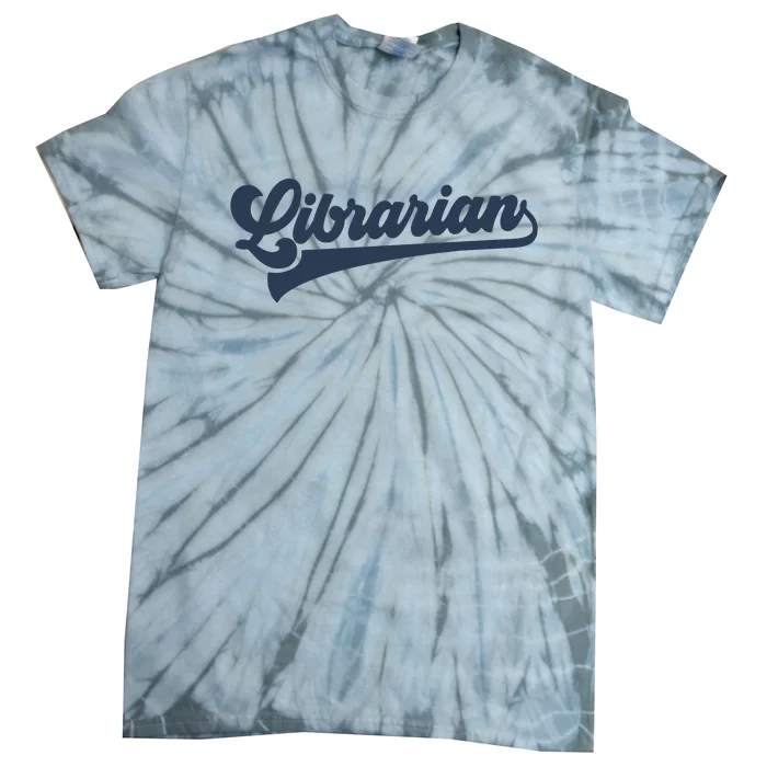 Librarian Cute Vintage Graphic Tie-Dye T-Shirt