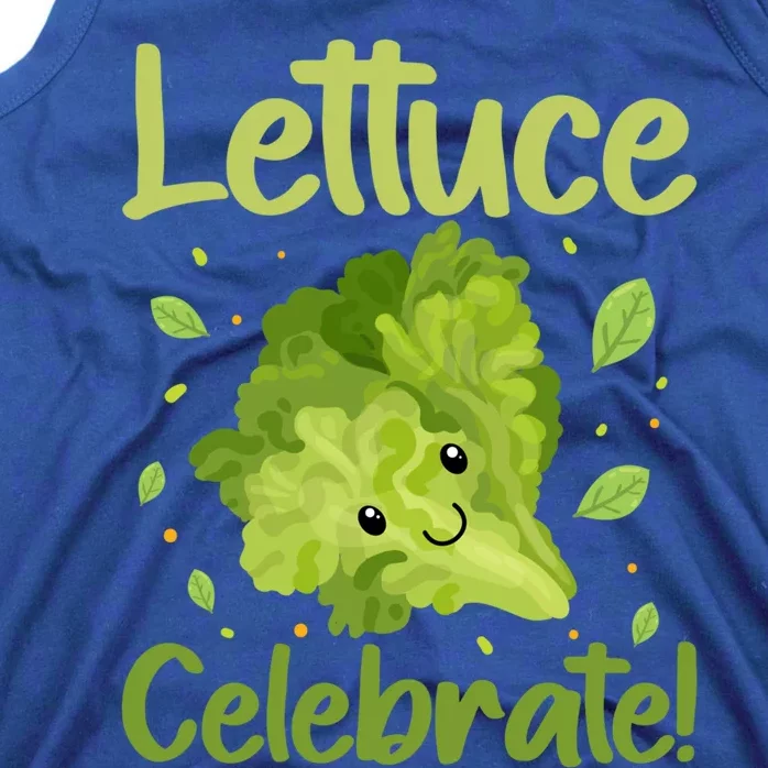 Lettuce Celebrate Veganism Design For Vegetarian Funny Gift Tank Top