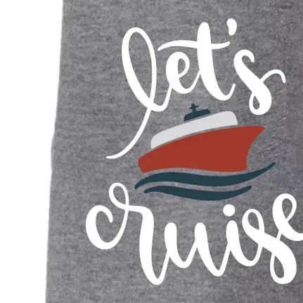 Let's Cruise Vacation Travel Doggie 3-End Fleece Hoodie