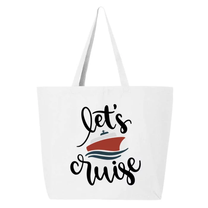 Let's Cruise Vacation Travel 25L Jumbo Tote