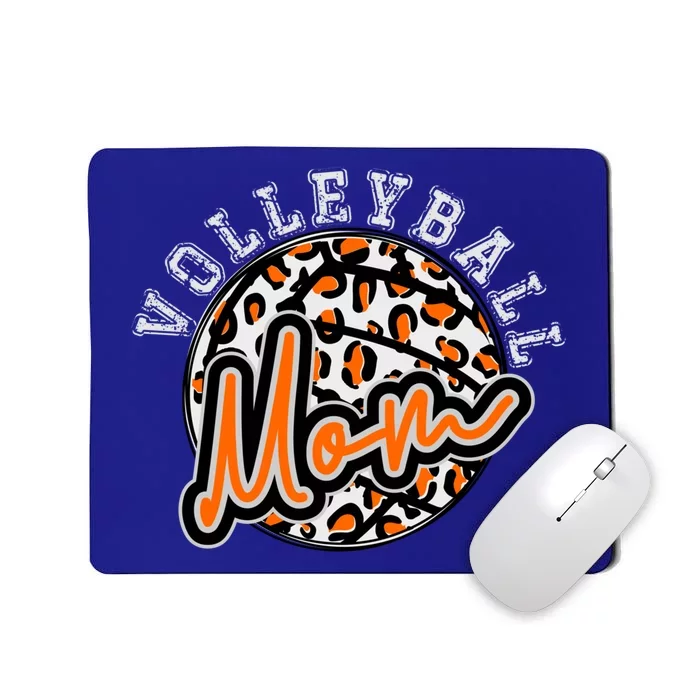 Leopard Cheetah Volleyball Orange Mom Gift Trendy Gift Mousepad