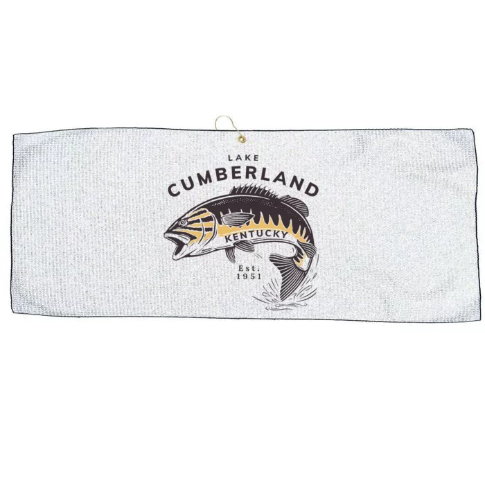 Lake Cumberland Vintage Kentucky Large Microfiber Waffle Golf Towel