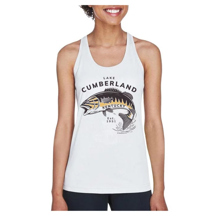 Lake Cumberland Vintage Kentucky Women's Racerback Tank