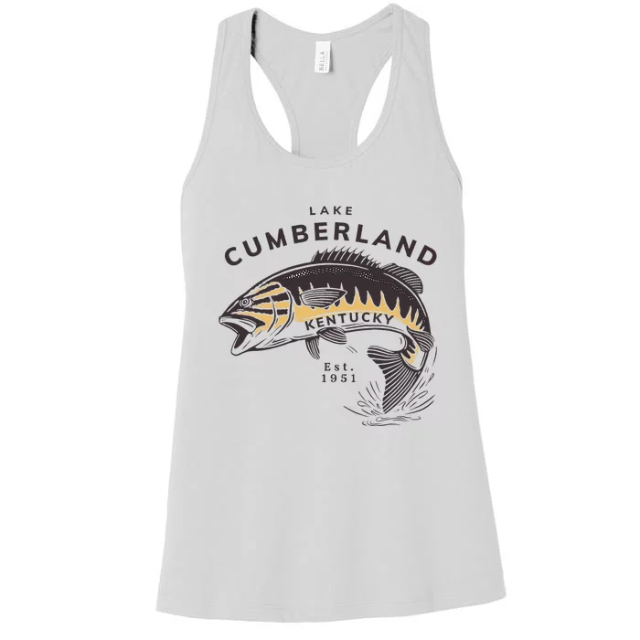 Lake Cumberland Vintage Kentucky Women's Racerback Tank