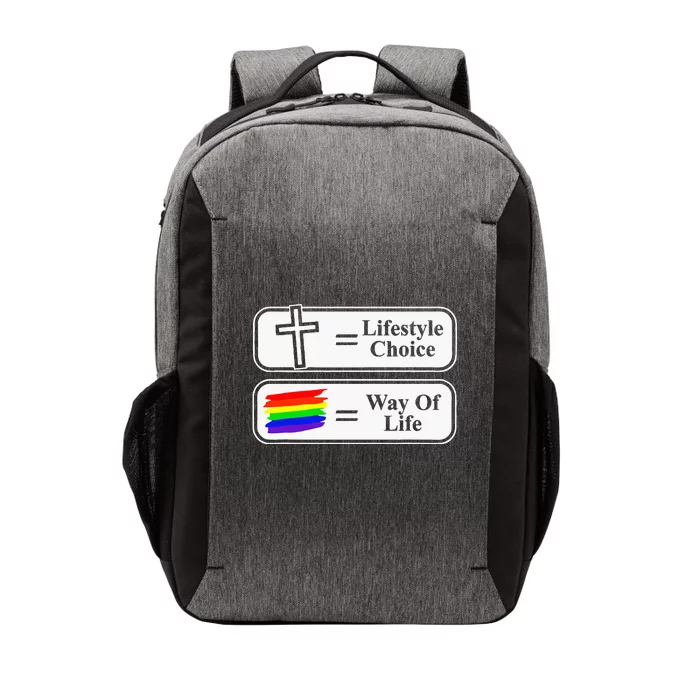 Lifestyle Choice Way Of Life Lgbt Vector Backpack