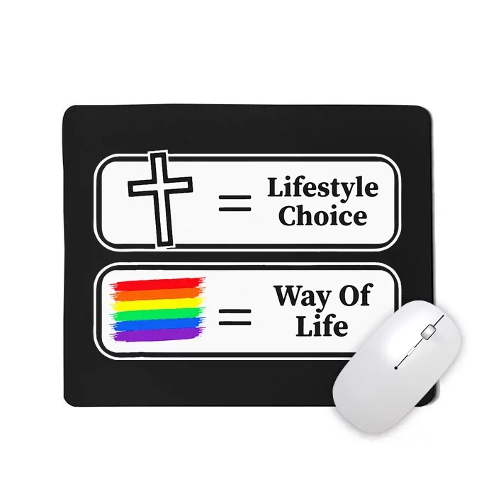 Lifestyle Choice Way Of Life Mousepad