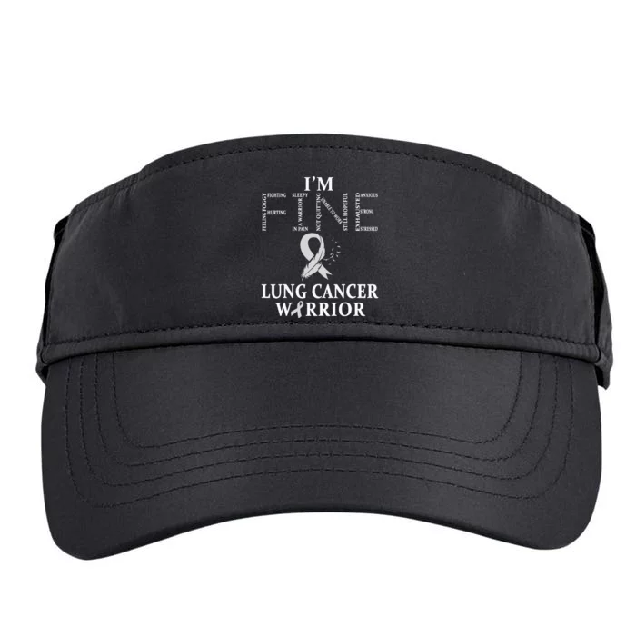 Lung Cancer Warrior Im Fine Adult Drive Performance Visor