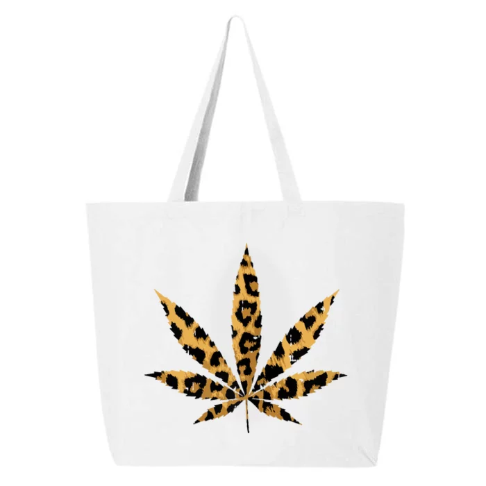 Leopard Cheetah Weed Cannabis Marijuana 420 Thc Stoner Gift 25L Jumbo Tote