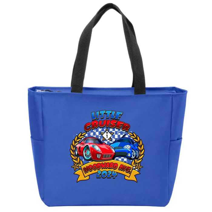 Little Cruiser Woodward Ave 2024 Kid Design Zip Tote Bag