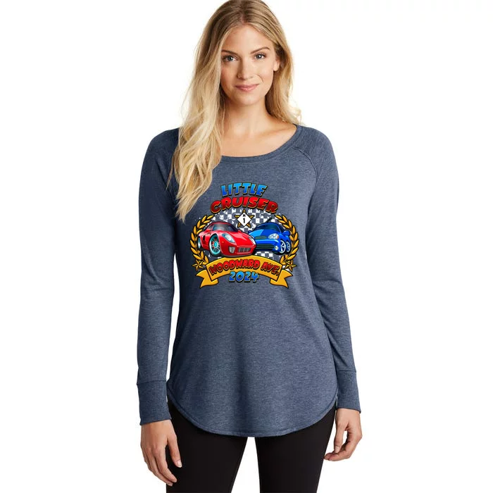 Little Cruiser Woodward Ave 2024 Kid Design Women's Perfect Tri Tunic Long Sleeve Shirt