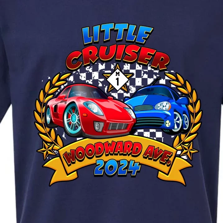 Little Cruiser Woodward Ave 2024 Kid Design Sueded Cloud Jersey T-Shirt