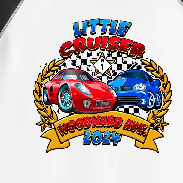 Little Cruiser Woodward Ave 2024 Kid Design Toddler Fine Jersey T-Shirt