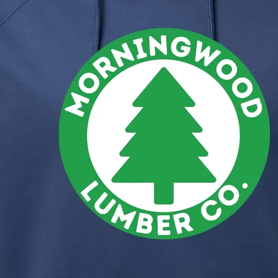 Lumber Carpenter Woodworking Woodworker Performance Fleece Hoodie