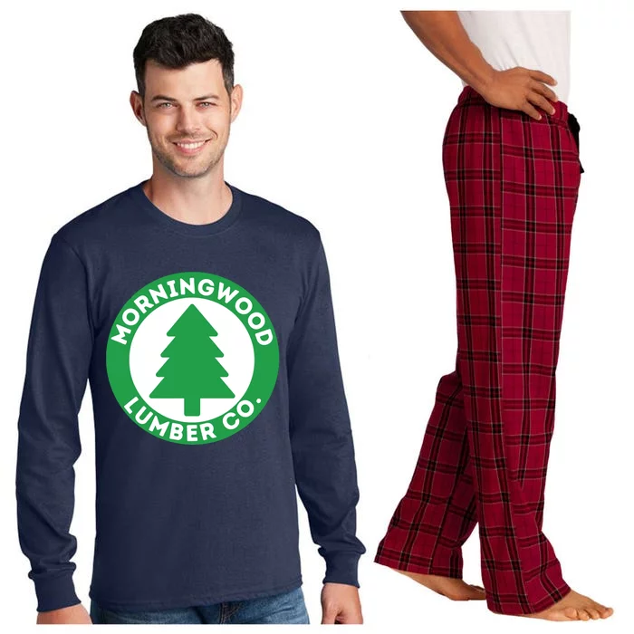 Lumber Carpenter Woodworking Woodworker Long Sleeve Pajama Set