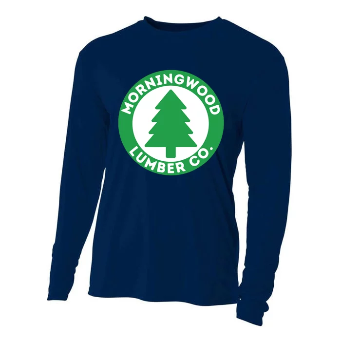 Lumber Carpenter Woodworking Woodworker Cooling Performance Long Sleeve Crew