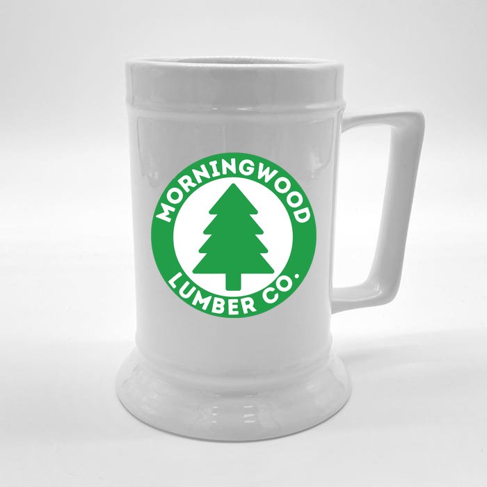 Lumber Carpenter Woodworking Woodworker Front & Back Beer Stein