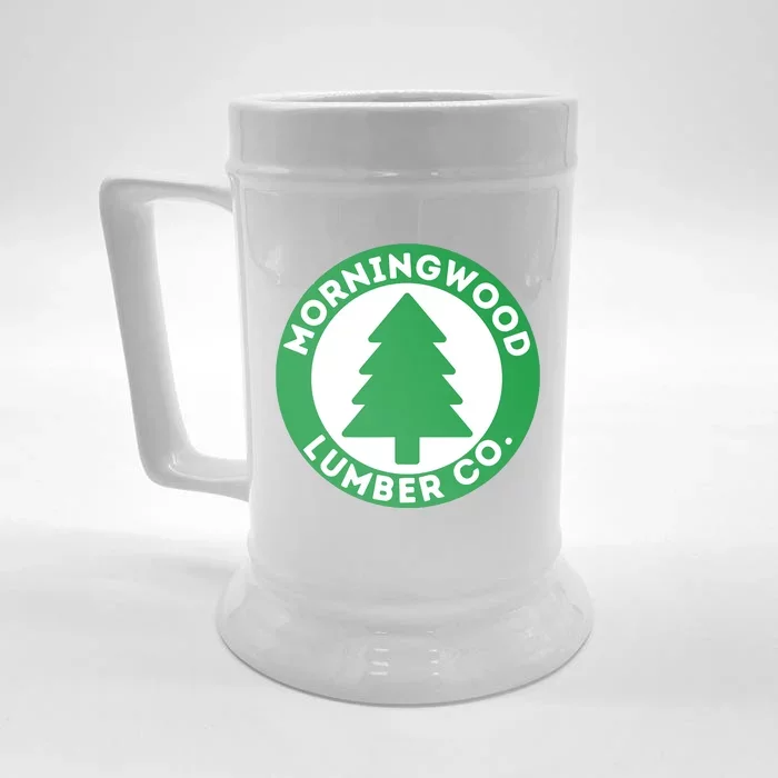 Lumber Carpenter Woodworking Woodworker Front & Back Beer Stein