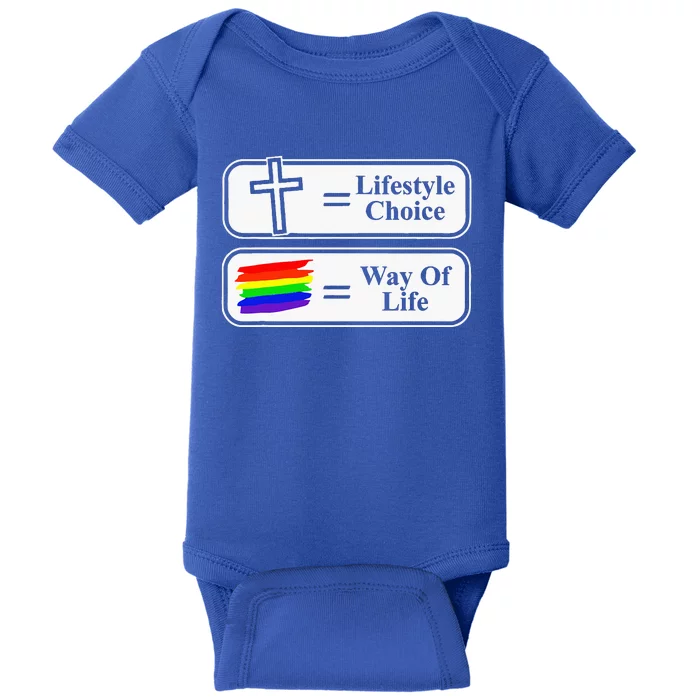 Lifestyle Choice Way Of Life Lgbt Baby Bodysuit