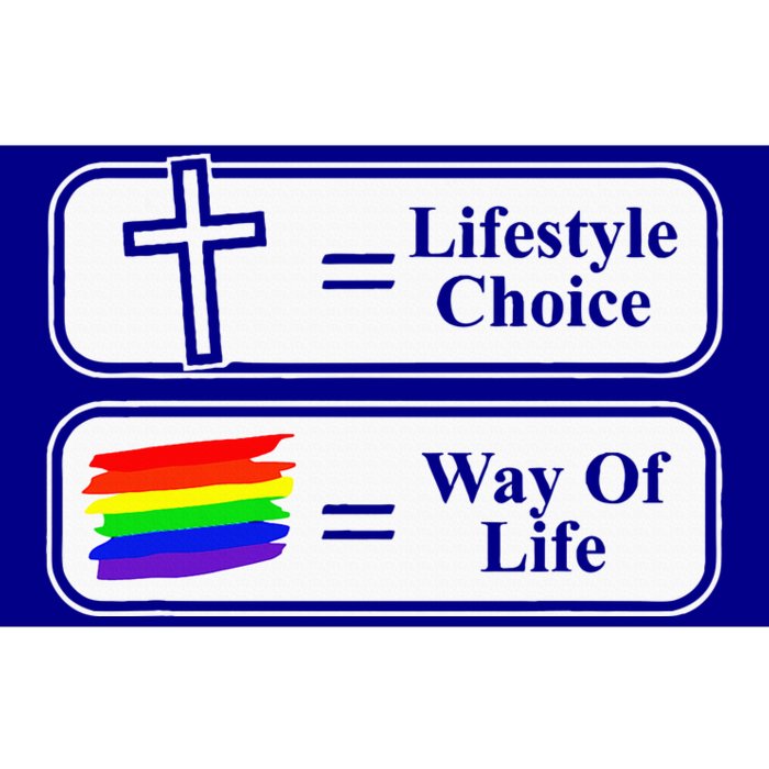 Lifestyle Choice Way Of Life Lgbt Bumper Sticker