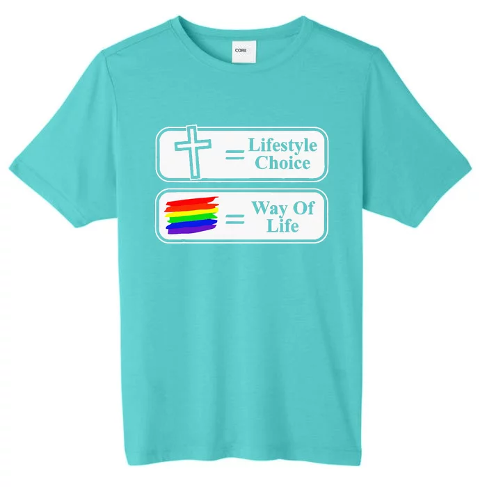 Lifestyle Choice Way Of Life Lgbt ChromaSoft Performance T-Shirt