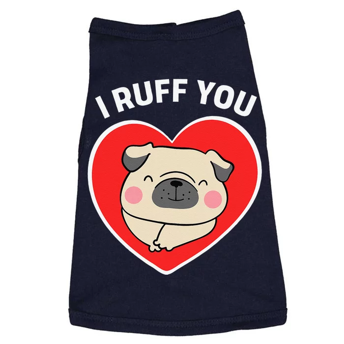 Lucky Dog Animal Rescue I Ruff You Valentine's Day Doggie Tank