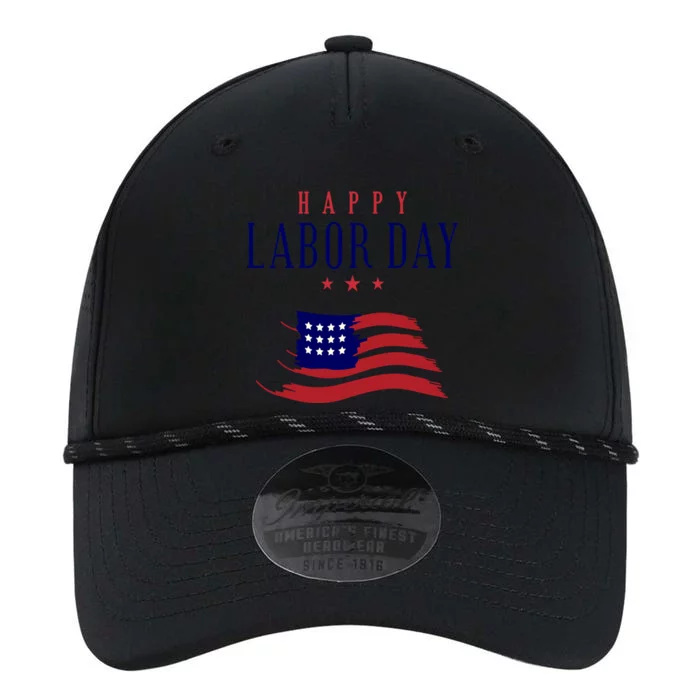 Labor Day American Flag Patriotic Gift Performance The Dyno Cap