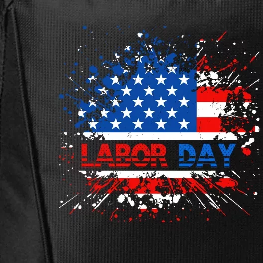 Labor Day American Flag Summer Celebration Great Gift City Backpack