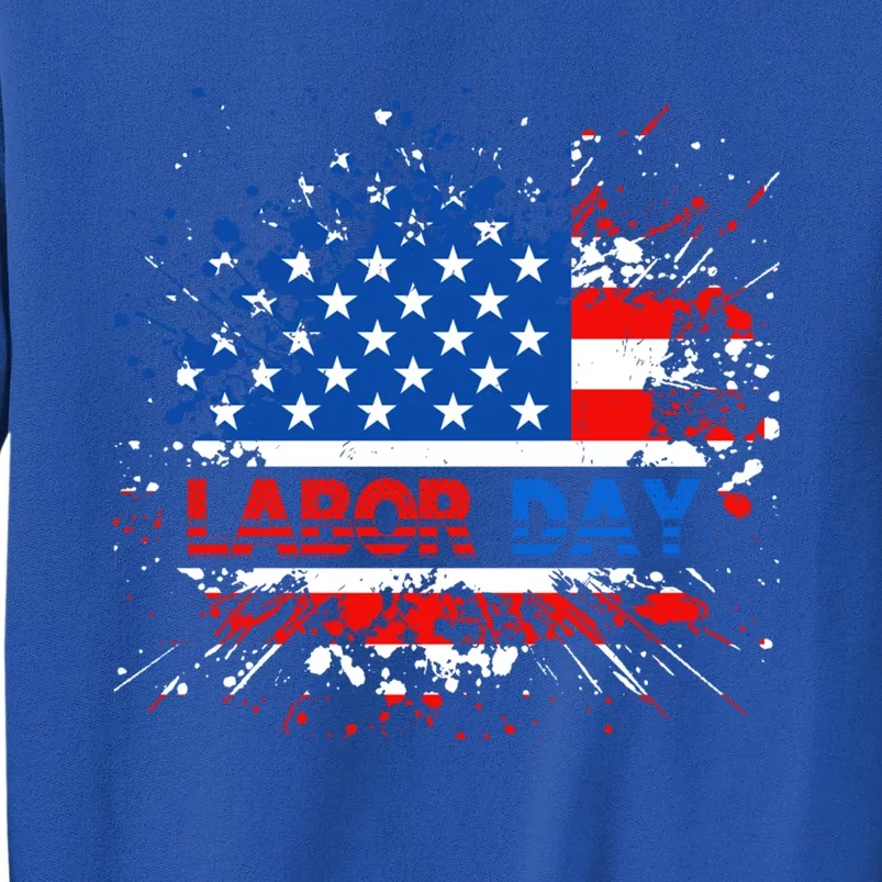 Labor Day American Flag Summer Celebration Gift Sweatshirt