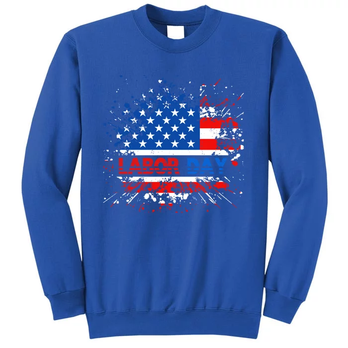 Labor Day American Flag Summer Celebration Gift Sweatshirt