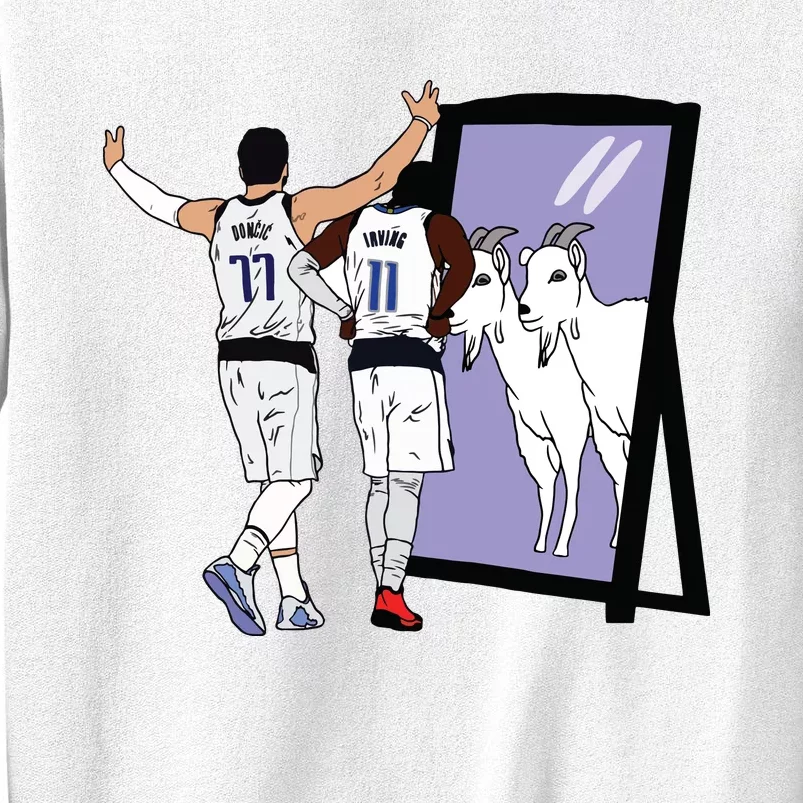 Luka Doncic And Kyrie Irving Mirror Goats Dallas Sweatshirt