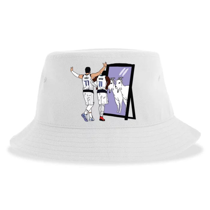 Luka Doncic And Kyrie Irving Mirror Goats Dallas Sustainable Bucket Hat