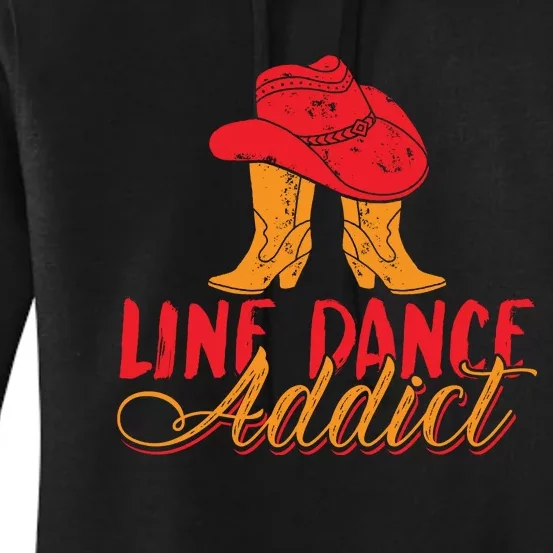 Line Dance Addict Country Women Women's Pullover Hoodie