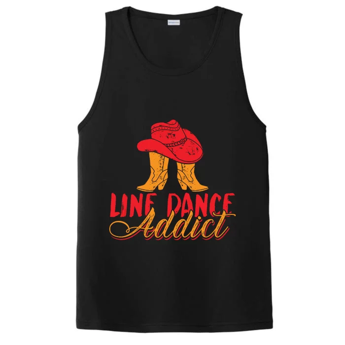 Line Dance Addict Country Women Performance Tank