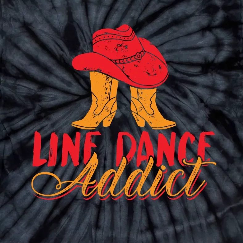 Line Dance Addict Country Women Tie-Dye T-Shirt