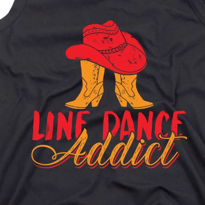 Line Dance Addict Country Women Tank Top