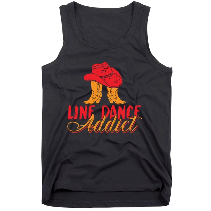 Line Dance Addict Country Women Tank Top